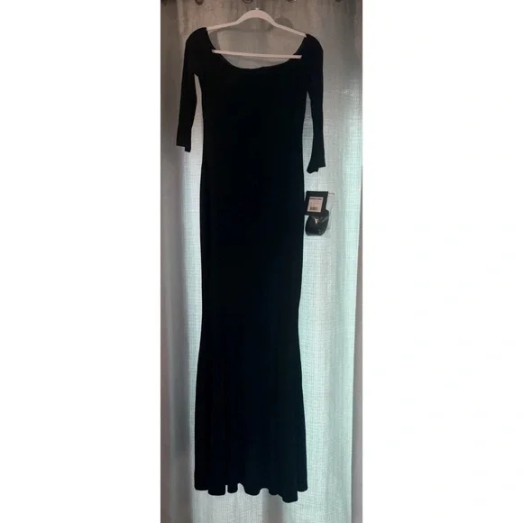 off shoulder black dress for women Leah Off Shoulder Dress – USA KOOKAÏ